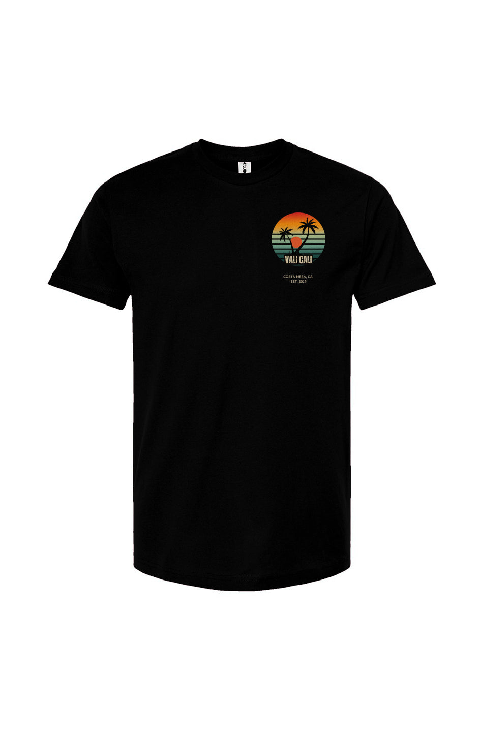 VC Palm Tree Graphic T (in black)
