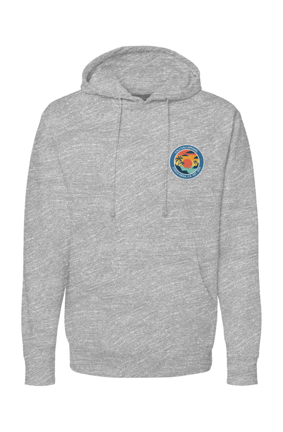 VALI CALI Graphic Pullover Hoodie (Heather Gray)