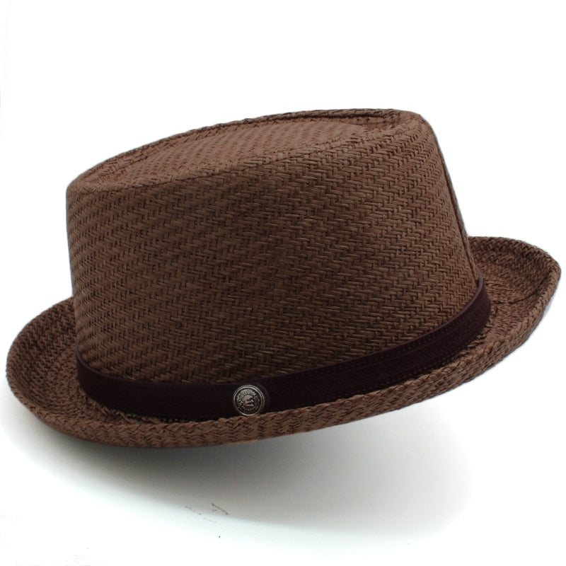 Pork Pie Straw Hat