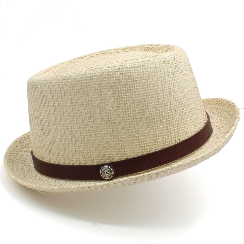 Pork Pie Straw Hat