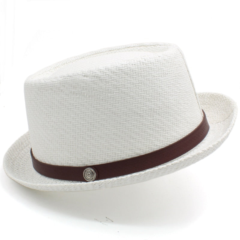 Pork Pie Straw Hat