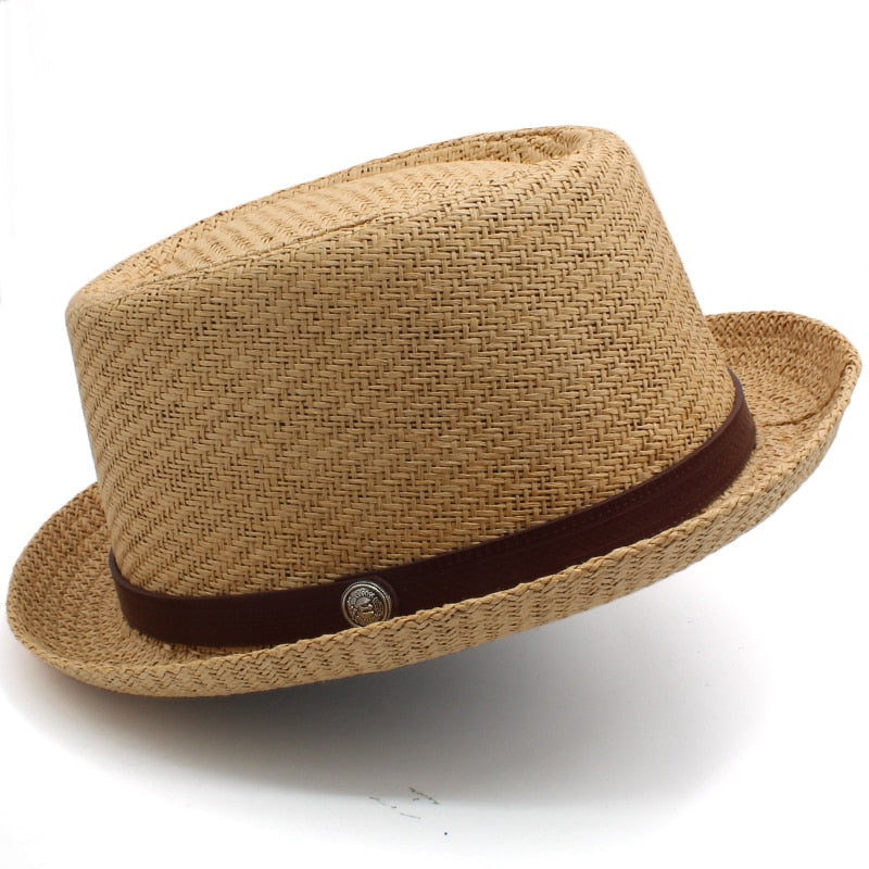 Pork Pie Straw Hat