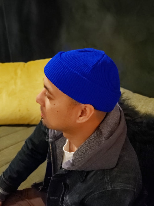 The Reign of the Royal Blue Fisherman Beanie