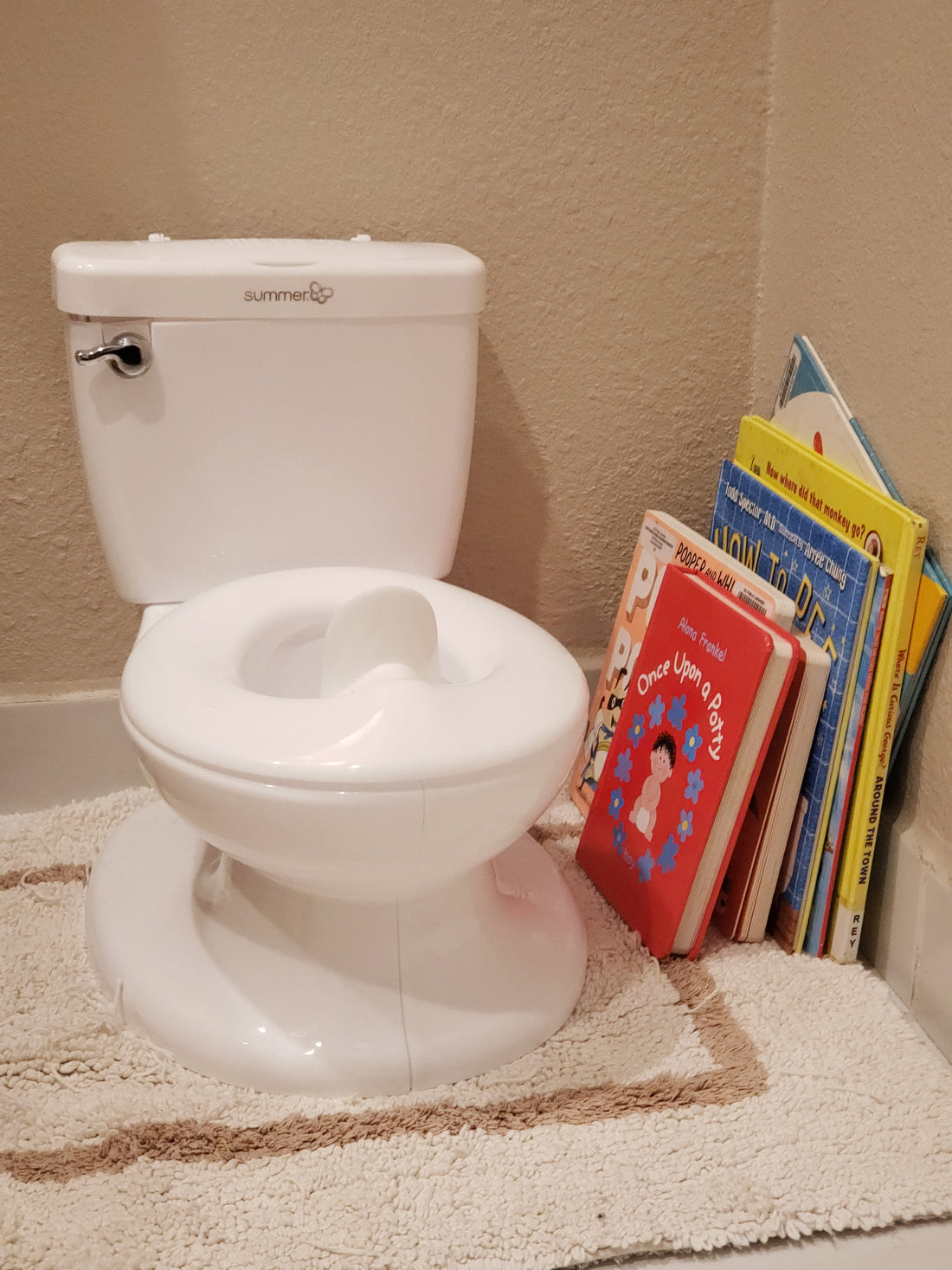 Potty with childrens potty books