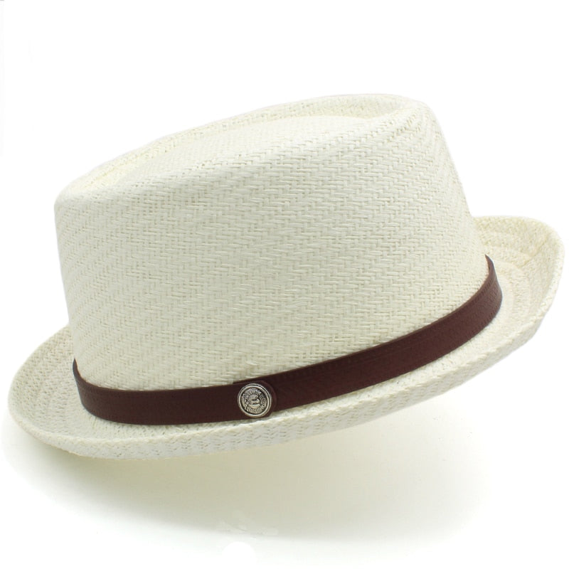 Pork Pie Straw Hat