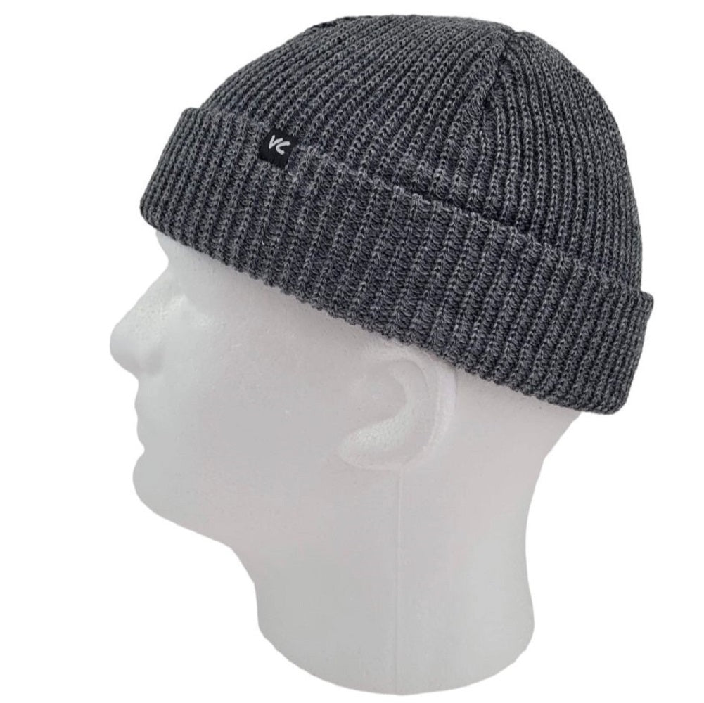 Black and grey beanie